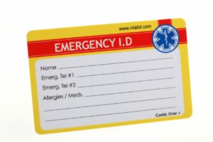 Emergency Wallet Card : WSID-04 Worker ID